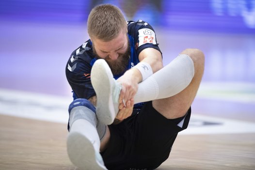Emil Hansson blev skadet mod Aalborg Håndbold og er stadig ikke helt klar. Arkivfoto: Bente Poder <i>Foto: Bente Poder</i>
