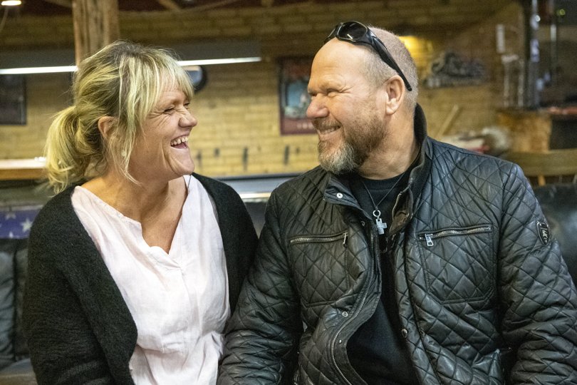 Dorte Porsmose og Ivan Feltmann har den samme lidenskab i deres job. Og nu er de blevet kærester. Foto: Kim Dahl Hansen