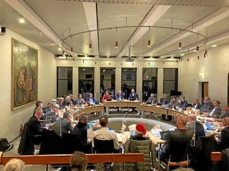 10 nye byrådsmedlemmer ud af 29 - det er rekord i Mariagerfjord Byråd. Foto: Bente Lembo