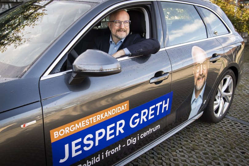 Med 15 stemmer fra blå blok og Radikale Venstre i byrådet er Jesper Greth nu endegyldigt valgt som ny borgmester i Rebild Kommune for de næste fire år. Foto: Henrik Bo <i>Foto: Henrik Bo</i>