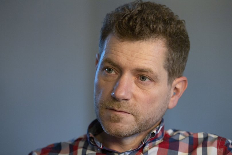 42-årige Kristian Bertelsen må igen kæmpe mod kræften. Foto: Henrik Louis. <i>Foto:Henrik Simonsen</i>