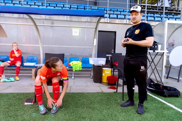 Florentina Olar og Brian Sørensen tager i næste sæson begge turen fra FC Nordsjælland til Fortuna Hjørring. Foto: Torben Hansen