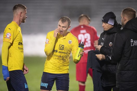 Hobro IK mødte fredag aften FC Helsingør i årets sidste kamp i Nordicbet Ligaen. <i>Foto: Bente Poder</i>