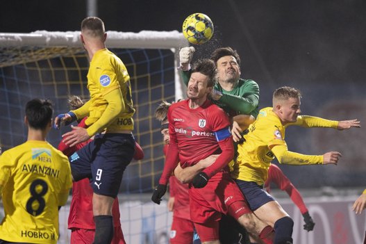 Hobro IK mødte fredag aften FC Helsingør i årets sidste kamp i Nordicbet Ligaen. <i>Foto: Bente Poder</i>