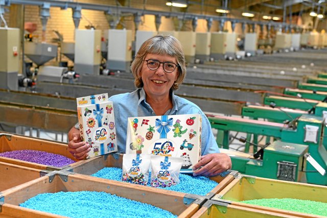 Lene Haaning, direktør i Malte Haaning Plastic A/S, glæder sig over, at virksomheden har bidraget til både leg og børns udvikling.   Foto Collection.