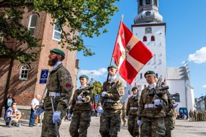 Se billederne: Danmarks udsendte hædret med flag og parader i hele Nordjylland