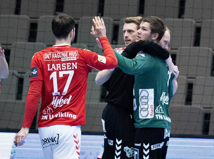 Simon Gade stod en kanonkamp, da han og Aalborg leverede en på alle måder mindeværdig præstation. Foto: Henning Bagger/Scanpix Ritzau <i>Ritzau Scanpix</i>