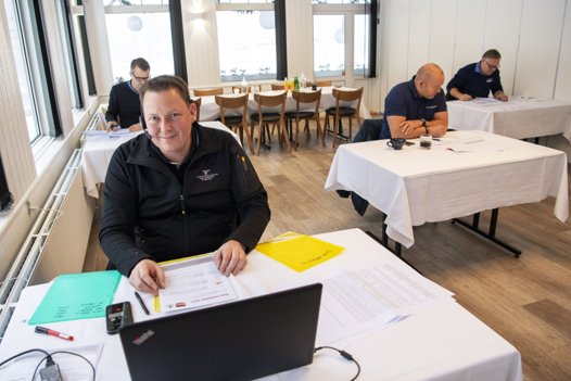 Lars Trampedach, indehaver af Madsen & Hedegaard, hjalp med indsamlingen for fjerede gang. Foto: Kim Dahl Hansen