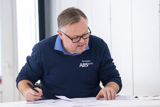 Tim Jensen, servicechef ABS Auto