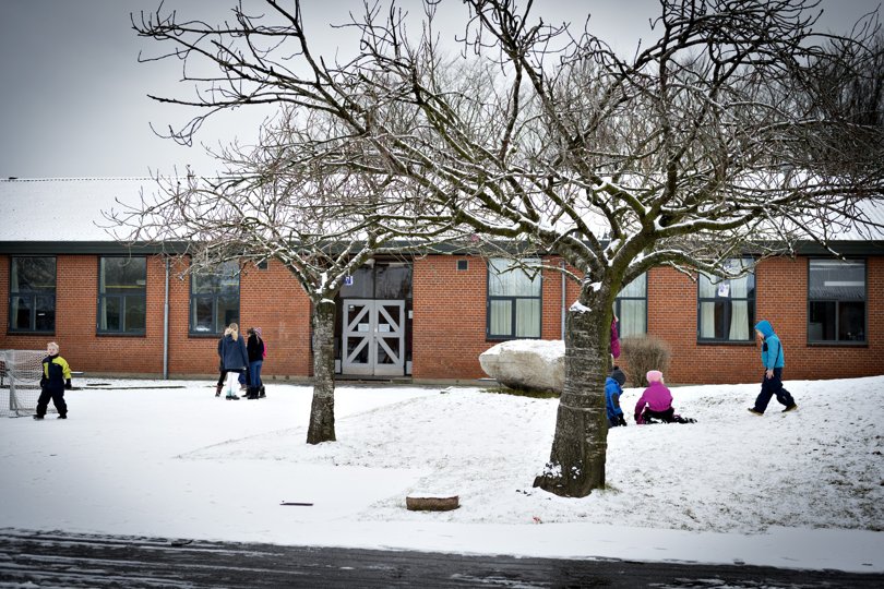 Poulstrup Friskole og Børnehus indfører nu ugentlige tests i kampen mod lokalt smitteudbrud med coronavirus. Arkivfoto: Kim Dahl Hansen