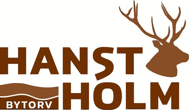 Hovedet af en kronhjort pryder det nye logo for Hanstholm Bytorv.