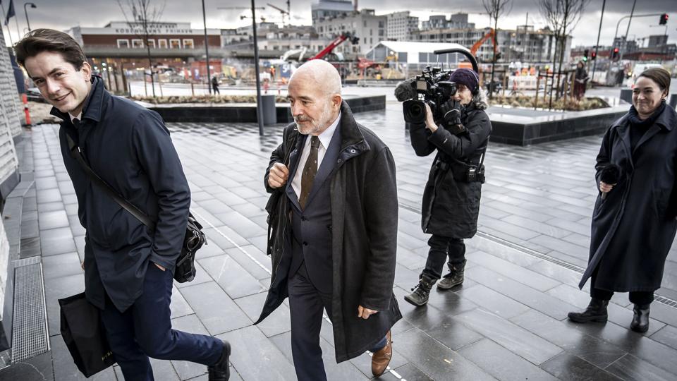 I to hele dage har Lars Findsens forsvarere, David Neutzsky-Wulff og Lars Kjeldsen, forsøgt at overtale Østre Landsret til at løslade den fængslede tidligere spionchef. (Arkivfoto) <i>Mads Claus Rasmussen/Ritzau Scanpix</i>