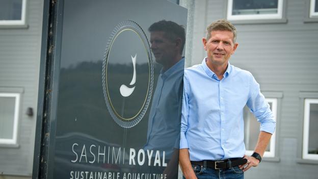 Søren Mattesen tiltrådte som administrerende direktør i Hanstholm-virksomheden Sashimi Royal i august 2021. <i>Foto: Bo Lehm</i>