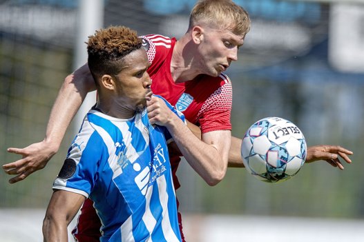 Holdets topscorer, Yao Dieudonne, har underskrevet en kontrakt med Thisted frem til sommeren 2023. Foto Lars Pauli <i>Foto: Lars Pauli</i>