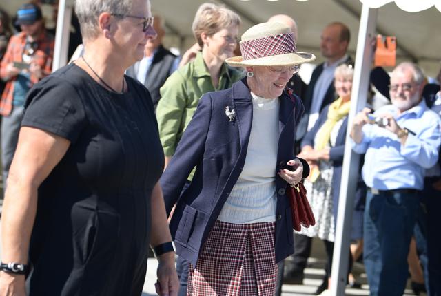 Dronning Margrethe II. på besøg i Thy. Foto: Bo Lehm