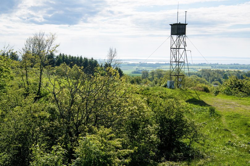 Det gamle luftmeldetårn på toppen af Salgjerhøj bliver erstattet af en radiomast. Arkivfoto: Bo Lehm