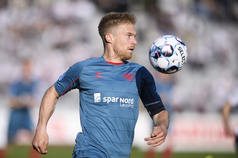Tom van Weert spillede fredag aften sin formentlig sidste kamp for AaB. Foto: Henrik Bo <i>Foto: Henrik Bo</i>