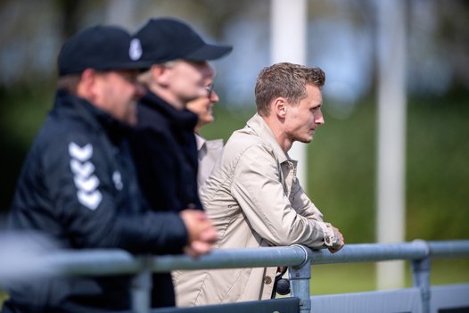 Christian Rye måtte lørdag se til fra sidelinjen. Foto: Torben Hansen