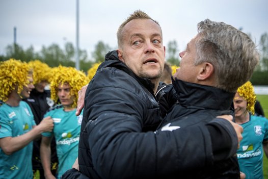 Bo Zinck ser oprykningen som en af de største præstationer i dansk fodbolds historie. Foto Lars Pauli <i>Foto: Lars Pauli</i>