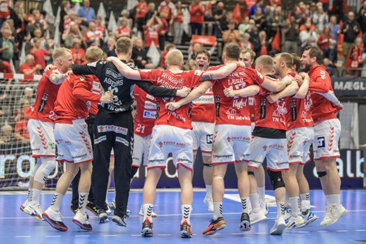 Aalborg Håndbold slog også GOG i den anden DM-semifinale. Foto: Martin Damgård