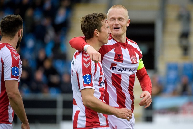 Rasmus Thelander og Jakob Ahlmann er to af blot fire AaB-spillere, der har prøvet at spille europæisk fodbold med klubben. Foto: Bo Lehm <i>Bo Lehm</i>