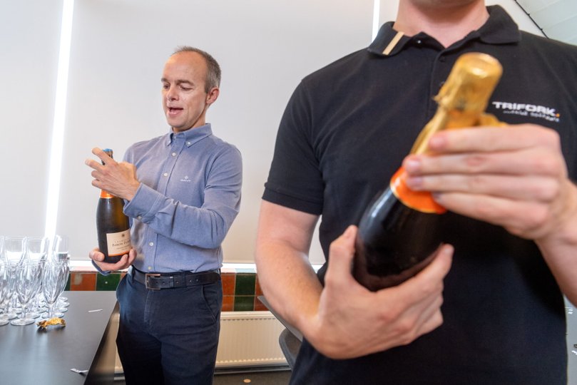 Virksomheden står blandt andet bag NemID- og MobilePay-appen samt logistikken og IT-sikkerheden i corona-vaccinations systemet. Foto: Torben Hansen