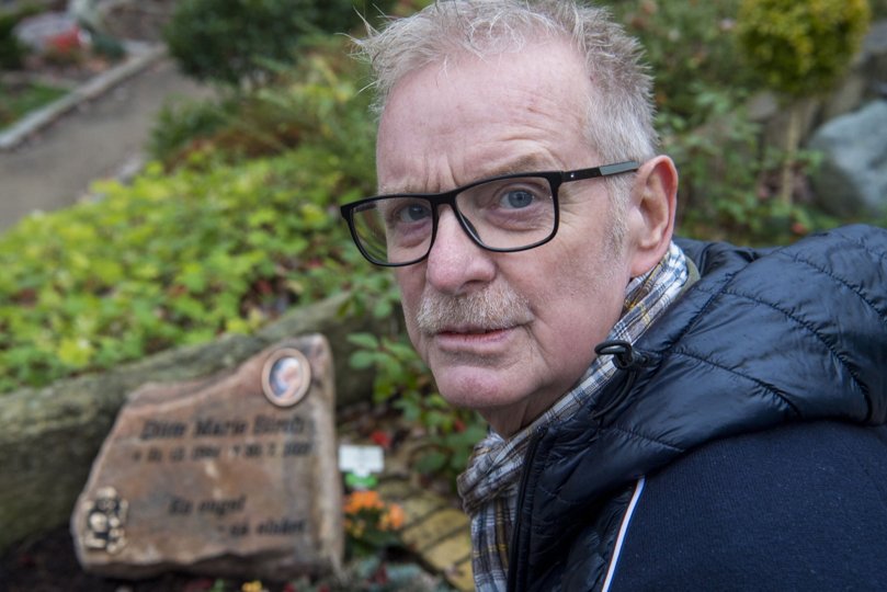 John Cola Christensen måtte denne sommer sige farvel til sin elskede datter. Efter omtrent 25 års kamp led hun til sidst det ultimative nederlag til sin spiseforstyrrelse. Foto: Kim Dahl Hansen <i>Foto: Kim Dahl Hansen</i>