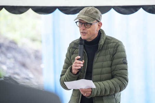 Museumsdirektør Lars Nørbach havde svært ved at skjule sin glæde over dagens begivenhed, der har været længe undervejs. Foto: Kim Dahl Hansen <i>Foto: Kim Dahl Hansen</i>