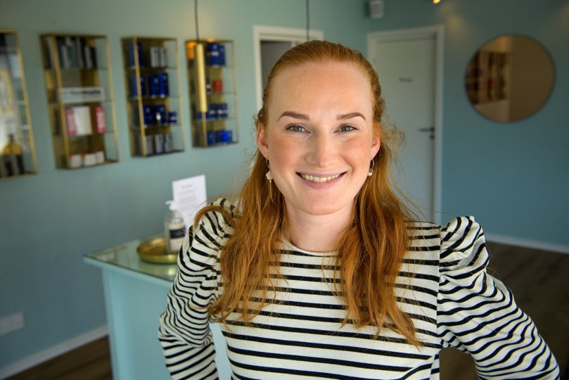 Isabella Bundgaard slog dørene op til sin nye kosmetiske klinik Skøn 6. april, og siden er det strømmet til med kunder. <i>Bo Lehm</i>
