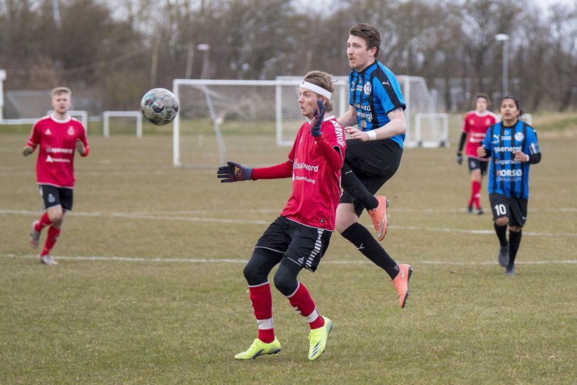 Nordvestmors BK var på hælene i første halvleg mod HVA Sydthy. Arkivfoto: Kim Dahl Hansen