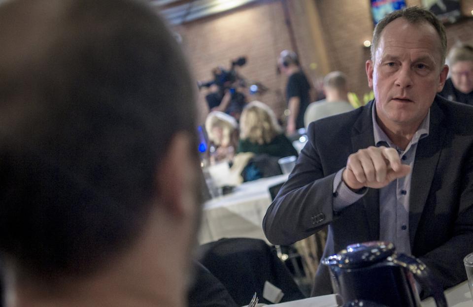 Kim Edberg Andersen før han fik nyt slips. <i>Arkivfoto: Martin Damgård</i>