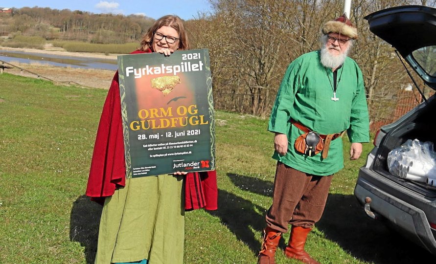 Fra afsløringen af årets Fyrkat-plakat. Fredag 28. maj bliver det alvor. Foto: Erik Røgild