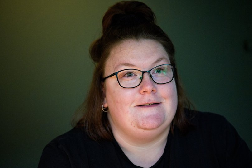Lenea Albertsen er 24 år og er initiativtager til et nyt netværk for LGBT+-personer i Thy og på Mors. <i>Bo Lehm</i>