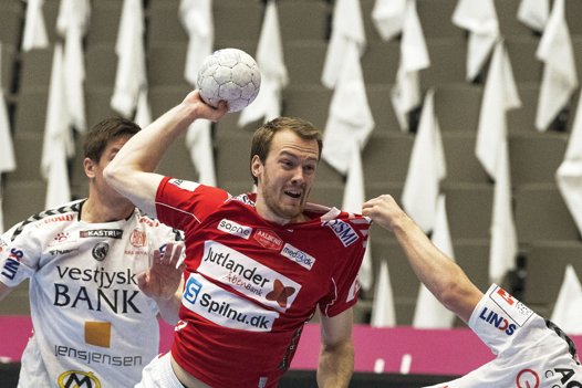 Aalborg Håndbold mødte søndag TTH Holstebro i HTH Herreligaens slutspil.Foto: Kim Dahl Hansen <i>Foto: Kim Dahl Hansen</i>