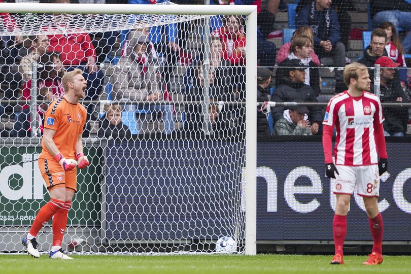 Præstationen mod Horsens gav anledning til frustrationer i AaB-lejren. Foto: Henrik Bo <i>Foto: Henrik Bo</i>