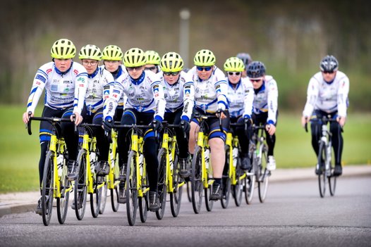 Tirsdag aften skulle tilbagelægges en rute på 55 kilometer i det vendsysselske. Foto: Torben Hansen