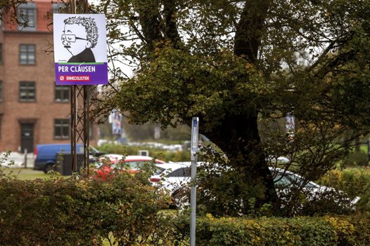 De sjoveste valgplakater til kommunalvalget i Aalborg Kommune. Foto Lars Pauli <i>Foto: Lars Pauli</i>