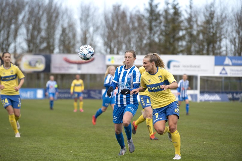 Rikke Dybdahl scorede thyboernes eneste mål Kristi himmelfarts dag. Arkivfoto: Henrik Louis <i>Foto:Henrik Simonsen</i>