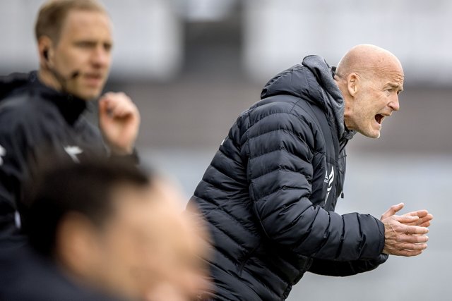 Vendsyssel-træner, Michael Schjønberg, er optimisk på holdets vegne efter en overbevisende forestilling tirsdag aften. Arkivfoto: Lars Pauli