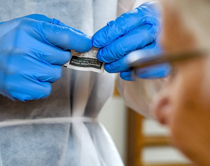 Tendensen for antal coronasmittede er faldende i både Thy og på Mors. Arkivfoto: Bo Lehm