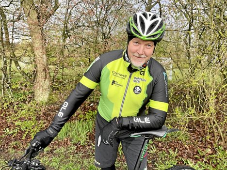 Brian Larsen, formanden for Rold Skov MTB. Foto: Helge Søgaard