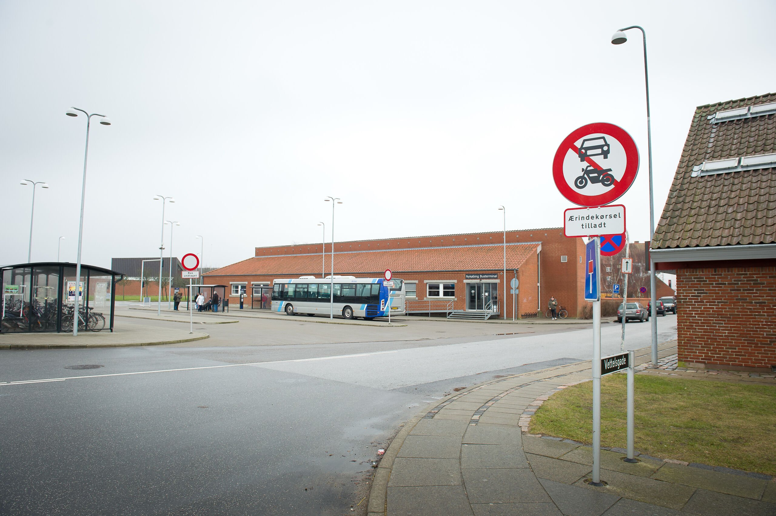 Politiet dropper sag fra busterminalen i Nykøbing