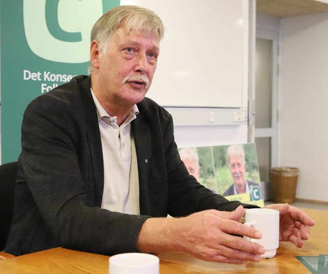 Klare mærkesager, bedre argumentation og en kampagneleder er nogle af de ting, der skal sikre Karsten Skov Petersen en plads i Folketinget efter det kommende valg. <i>Foto: Kirsten Østergaard</i>