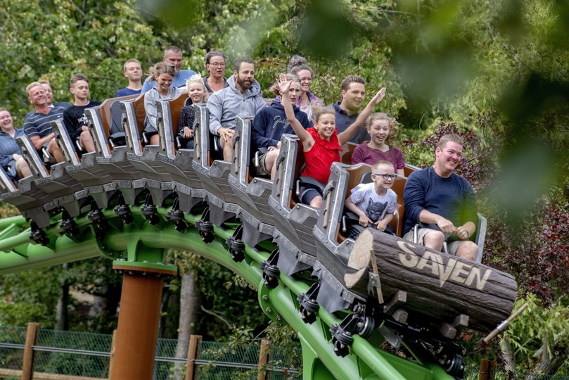 2020-sæsonen bød ellers på en ny rutsjebane i form af Saven. Men det var desværre ikke nok i kampen om at få gæster til forlystelsesparken. Foto: Lars Pauli <i>Foto: Lars Pauli</i>
