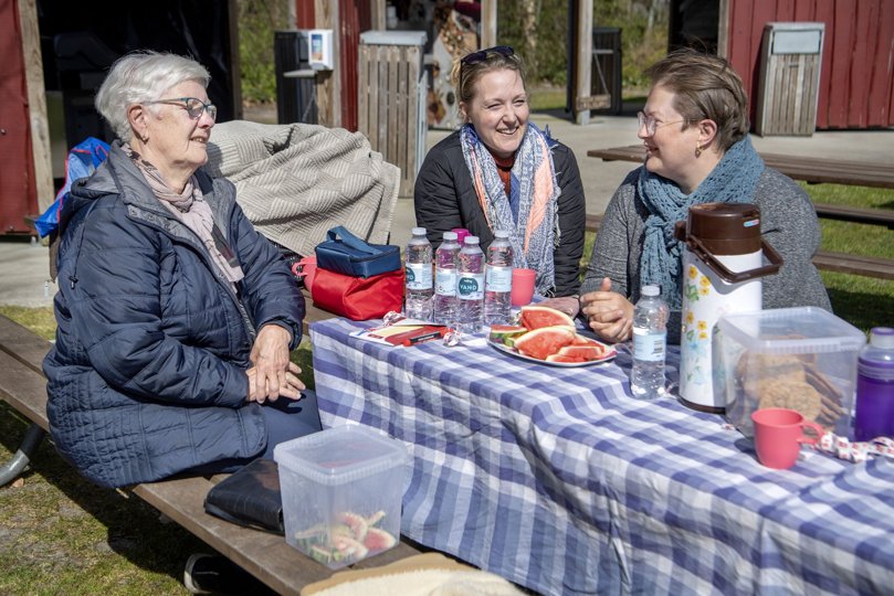 Fra venstre til højre: Inger Leismann, Tinna Leismann og Anne Leismann. Foto: Lars Pauli. <i>Foto: Lars Pauli</i>