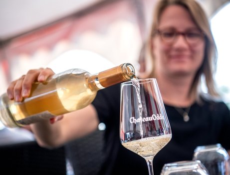 Vineriet har både gin, likør, rød- og hvidvin. Foto: Torben Hansen
