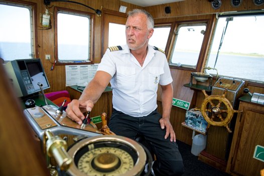 Benny Bak har været skipper på Næssie i fire år. <i>Bo Lehm</i>
