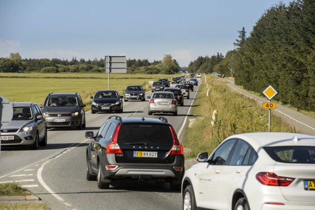 På denne nordjyske rute ventes ekstra meget trafik i store bededagsferien. Artivfoto: Peter Broen