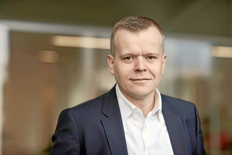 Lars Priess, adm. direktør for en stor nordjysk koncern samlet efter opkøb.