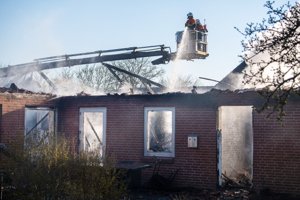 Efter voldsom brand i Brovst: 58-årig anholdt